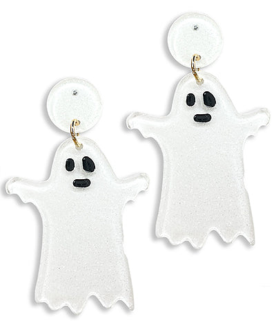 Ghost Glitter Earrings