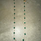 Green Ball Chain Necklace