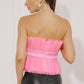 Strapless Tulle Top