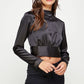 Back Bow Tie Satin Blouse